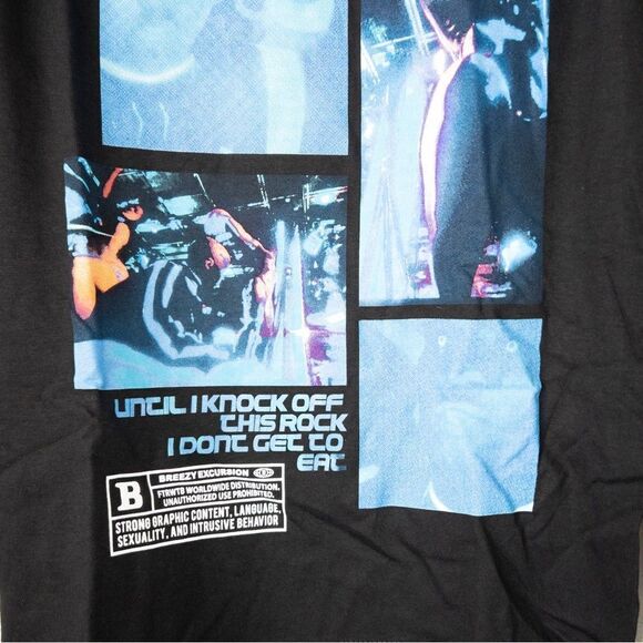 NIP Best Breezy Excursion Black ‘Belly’ DMX Movie Long Sleeve T-Shirt Size Small - Picture 3 of 4